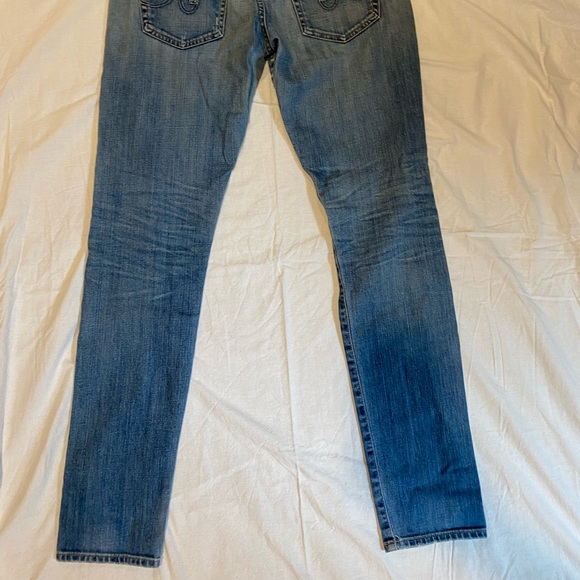 AG jeans, size 30. Purchased at Saks Fifth Avenue. Perfectly worn and torn. - Picture 3 of 4